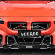 AUTHENTIC SOOQOO DRY CARBON FRONT GRILLE for BMW M2 G87 2023+

Set includes:

Front Grille

Material: Prepreg Carbon

Note: Professional installation is required