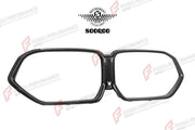 AUTHENTIC SOOQOO DRY CARBON FRONT GRILLE FRAME for BMW X5M F95 LCI 2023+ Forza Performance custom fit buy OEM Style