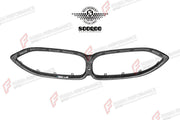AUTHENTIC SOOQOO DRY CARBON FRONT GRILLE SURROUND for BMW M8 F91 2021+ Forza Performance custom fit buy OEM Style