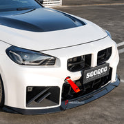 AUTHENTIC SOOQOO DRY CARBON FRONT LIP for BMW M2 G87 2023+

Set includes:

Front Lip

Material: Prepreg Carbon

Note: Professional installation is required
