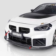 AUTHENTIC SOOQOO DRY CARBON FRONT LIP for BMW M2 G87 2023+

Set includes:

Front Lip

Material: Prepreg Carbon

Note: Professional installation is required