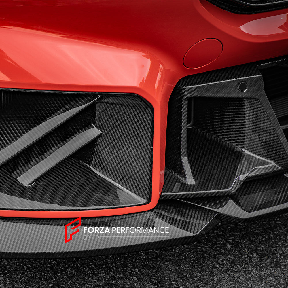 AUTHENTIC SOOQOO DRY CARBON FRONT LIP for BMW M2 G87 2023+

Set includes:

Front Lip

Material: Prepreg Carbon

Note: Professional installation is required