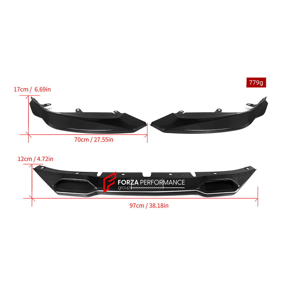 AUTHENTIC SOOQOO DRY CARBON FRONT LIP for BMW M2 G87 2023+

Set includes:

Front Lip

Material: Prepreg Carbon

Note: Professional installation is required