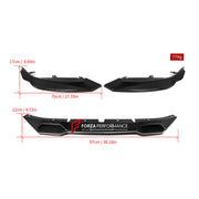 AUTHENTIC SOOQOO DRY CARBON FRONT LIP for BMW M2 G87 2023+

Set includes:

Front Lip

Material: Prepreg Carbon

Note: Professional installation is required