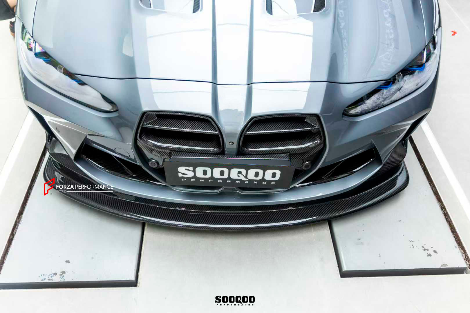 AUTHENTIC SOOQOO DRY CARBON FRONT LIP for BMW M3 G80 G81 2020+ M4 G82 G83 2021+ M3 G80 GT4 STYLE

Set includes:

Front Lip

Material: Dry Carbon

Note: Professional installation is required.