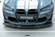 AUTHENTIC SOOQOO DRY CARBON FRONT LIP for BMW M3 G80 G81 2020+ M4 G82 G83 2021+ M3 G80 GT4 STYLE

Set includes:

Front Lip

Material: Dry Carbon

Note: Professional installation is required.