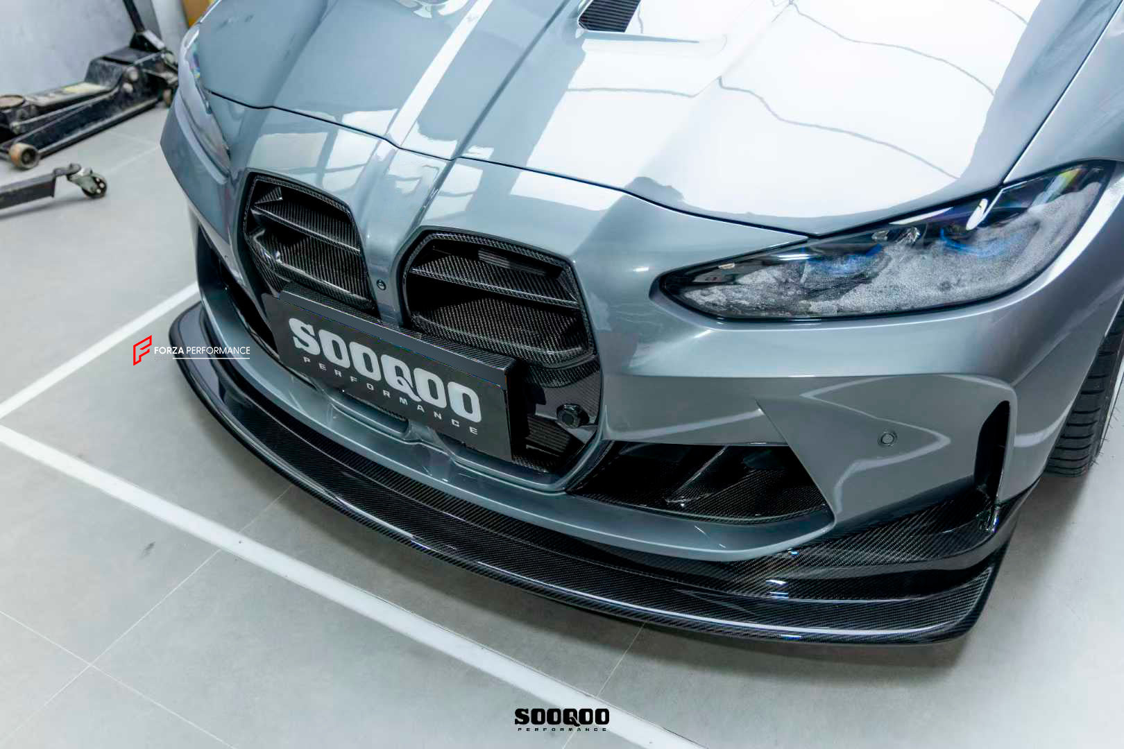AUTHENTIC SOOQOO DRY CARBON FRONT LIP for BMW M3 G80 G81 2020+ M4 G82 G83 2021+ M3 G80 GT4 STYLE

Set includes:

Front Lip

Material: Dry Carbon

Note: Professional installation is required.
