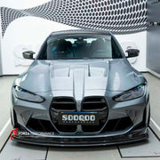 AUTHENTIC SOOQOO DRY CARBON FRONT LIP for BMW M3 G80 G81 2020+ M4 G82 G83 2021+ M3 G80 GT4 STYLE

Set includes:

Front Lip

Material: Dry Carbon

Note: Professional installation is required.