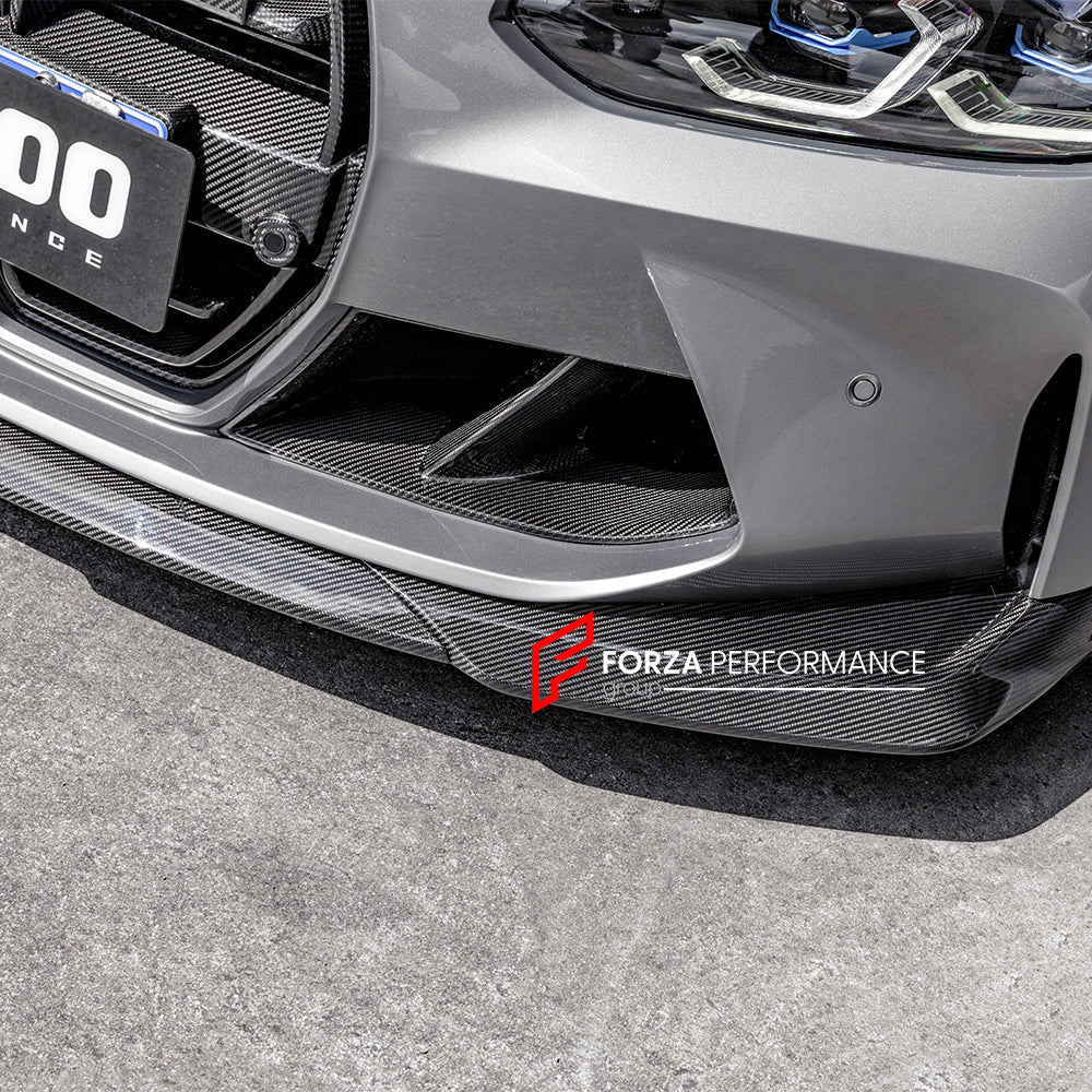 AUTHENTIC SOOQOO DRY CARBON FRONT LIP for BMW M3 G80 G81 2020+ M4 G82 G83 G8X 2021+

Set includes:

Front Lip

Material: Prepreg Carbon

Note: Professional installation is required.