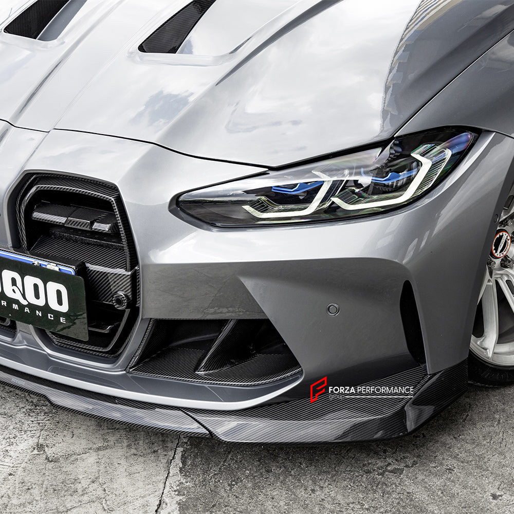AUTHENTIC SOOQOO DRY CARBON FRONT LIP for BMW M3 G80 G81 2020+ M4 G82 G83 G8X 2021+

Set includes:

Front Lip

Material: Prepreg Carbon

Note: Professional installation is required.