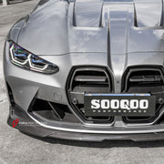 AUTHENTIC SOOQOO DRY CARBON FRONT LIP for BMW M3 G80 G81 2020+ M4 G82 G83 G8X 2021+

Set includes:

Front Lip

Material: Prepreg Carbon

Note: Professional installation is required.