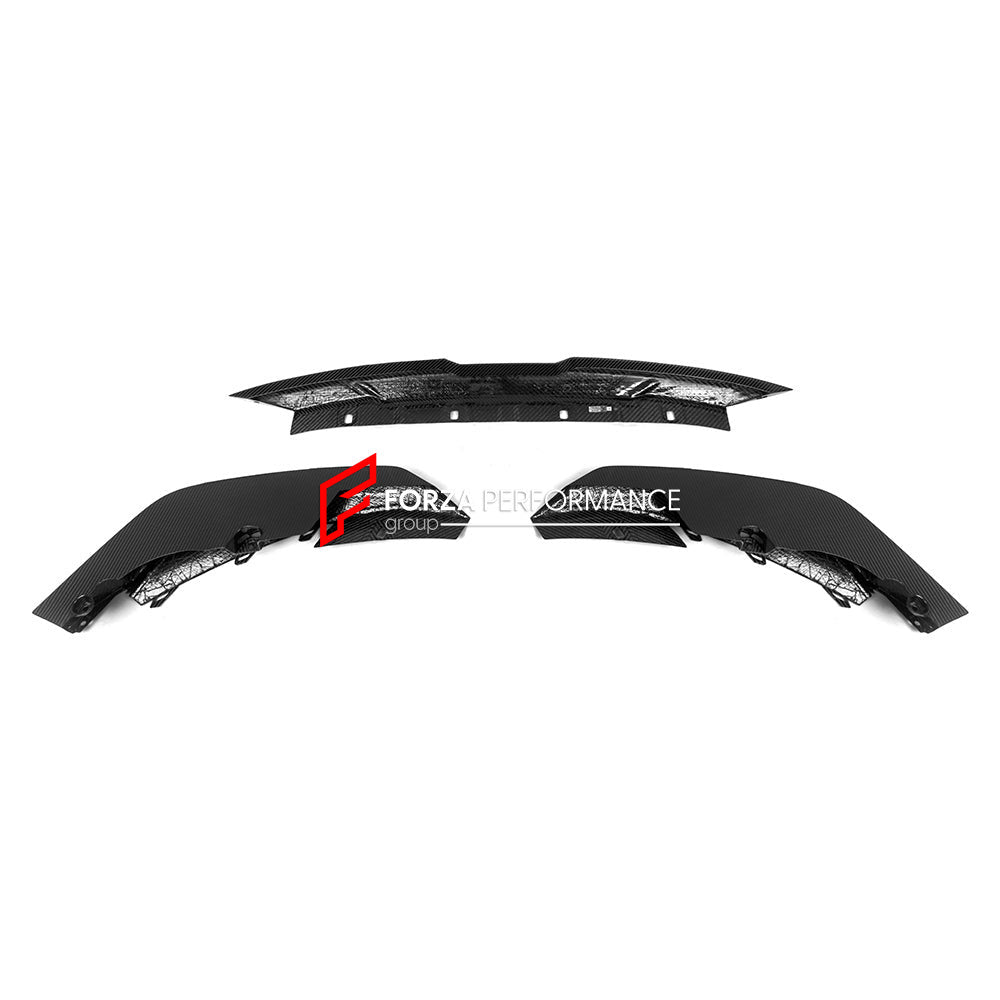 AUTHENTIC SOOQOO DRY CARBON FRONT LIP for BMW M3 G80 G81 2020+ M4 G82 G83 G8X 2021+

Set includes:

Front Lip

Material: Prepreg Carbon

Note: Professional installation is required.