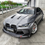AUTHENTIC SOOQOO DRY CARBON FRONT LIP for BMW M3 G80 G81 2020+ M4 G82 G83 G8X 2021+

Set includes:

Front Lip

Material: Prepreg Carbon

Note: Professional installation is required.