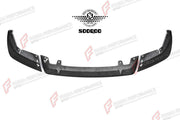 AUTHENTIC SOOQOO DRY CARBON FRONT LIP for BMW M5 F90 LCI 2021 - 2023 Forza Performance custom fit buy ST Style