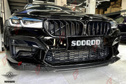AUTHENTIC SOOQOO DRY CARBON FRONT LIP for BMW M5 F90 LCI 2021 - 2023 Forza Performance custom fit buy MT Style
