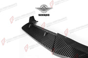 AUTHENTIC SOOQOO DRY CARBON FRONT LIP for BMW M5 F90 LCI 2021 - 2023 Forza Performance custom fit buy MT Style