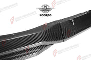 AUTHENTIC SOOQOO DRY CARBON FRONT LIP for BMW M5 F90 LCI 2021 - 2023 Forza Performance custom fit buy MT Style