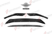 AUTHENTIC SOOQOO DRY CARBON FRONT LIP for BMW M5 F90 LCI 2021 - 2023 Forza Performance custom fit buy MT Style