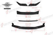 AUTHENTIC SOOQOO DRY CARBON FRONT LIP for BMW M5 F90 LCI 2021 - 2023 Forza Performance custom fit buy MT Style