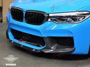 AUTHENTIC SOOQOO DRY CARBON FRONT LIP for BMW M5 F90 PRE-LCI 2017 - 2020 Forza Performance custom fit buy MP Style