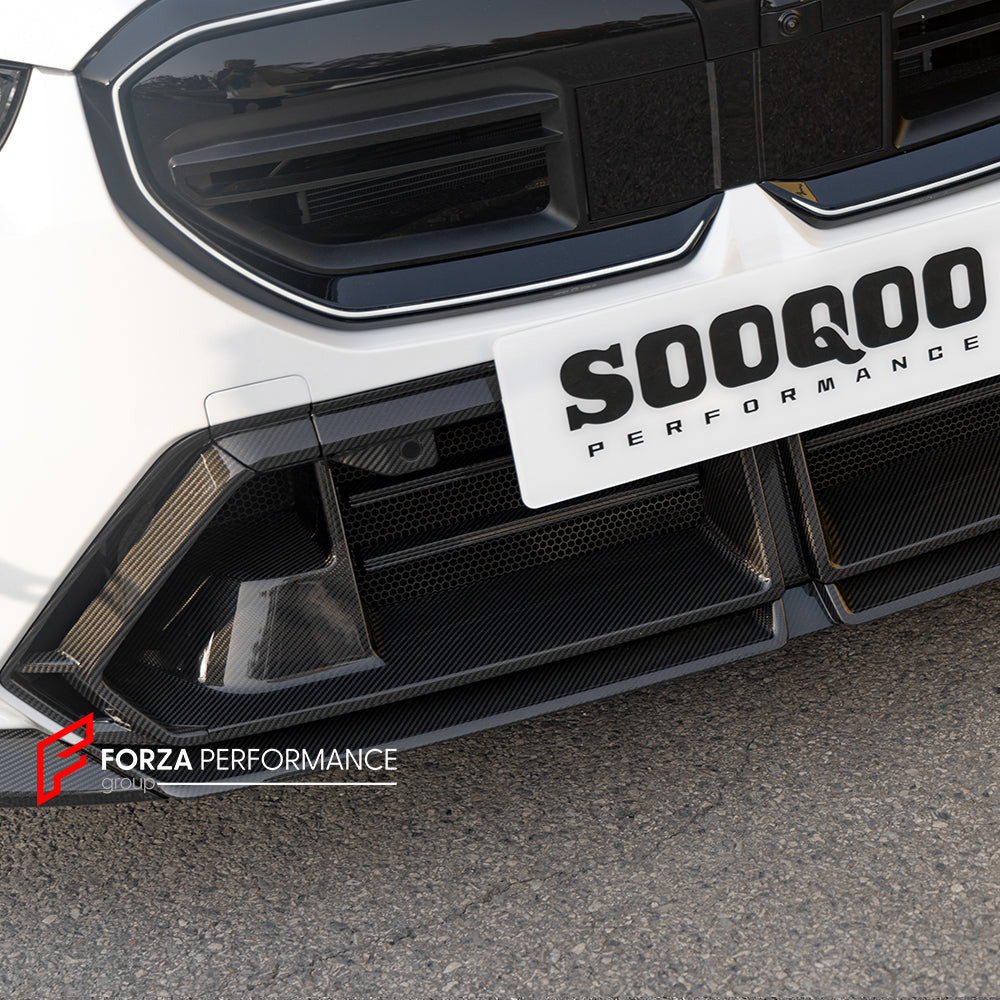 AUTHENTIC SOOQOO DRY CARBON FRONT LIP for BMW M5 G90 G99 2025+

Set includes:

Front Lip

Material: Prepreg Carbon

NOTE: Professional installation is required
