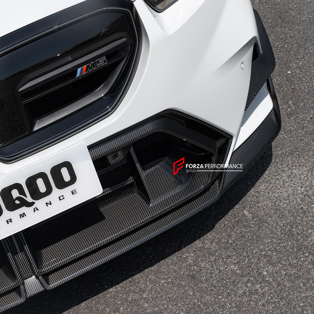 AUTHENTIC SOOQOO DRY CARBON FRONT LIP for BMW M5 G90 G99 2025+

Set includes:

Front Lip

Material: Prepreg Carbon

NOTE: Professional installation is required
