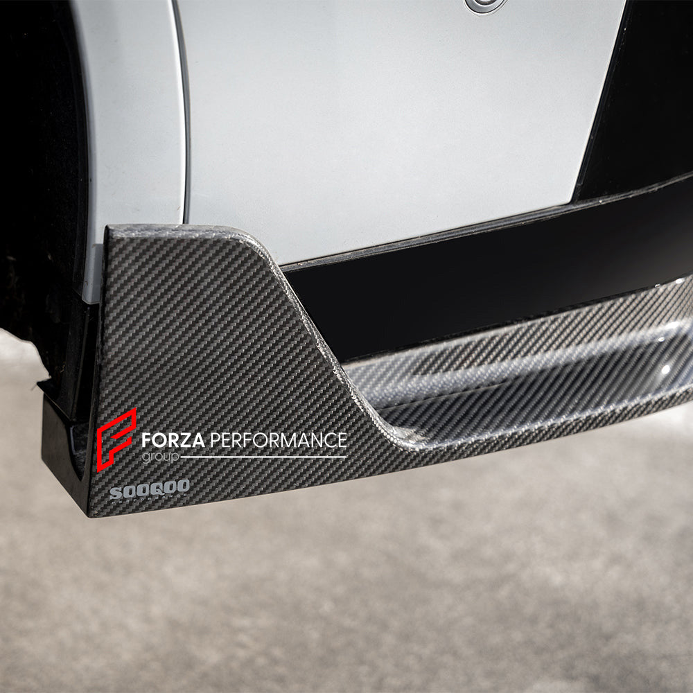 AUTHENTIC SOOQOO DRY CARBON FRONT LIP for BMW X3M F97 LCI X4M F98 LCI 2022+

Set includes:

Front Lip

Material: Prepreg Carbon

Note: Professional installation is required
