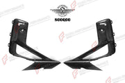 AUTHENTIC SOOQOO DRY CARBON FRONT SIDE VENTS for BMW X3M F97 X4M F98 2019+ Forza Performance custom fit buy OEM Style