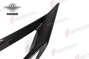 AUTHENTIC SOOQOO DRY CARBON FRONT SIDE VENTS for BMW X3M F97 X4M F98 2019+ Forza Performance custom fit buy OEM Style