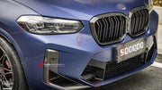 AUTHENTIC SOOQOO DRY CARBON FRONT SIDE VENTS for BMW X3M F97 X4M F98 2019+ Forza Performance custom fit buy OEM Style