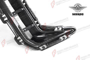 AUTHENTIC SOOQOO DRY CARBON FRONT SIDE VENTS for BMW X5 G05 LCI 2023+ Forza Performance custom fit buy MP Style