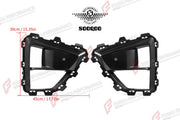 AUTHENTIC SOOQOO DRY CARBON FRONT SIDE VENTS for BMW X5M F95 LCI 2023+ Forza Performance custom fit buy OEM Style