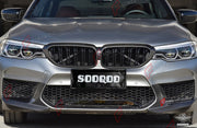 AUTHENTIC SOOQOO DRY CARBON FRONT SPLITTERS for BMW M5 F90 PRE-LCI 2017 - 2020 Forza Performance custom fit buy MP Style