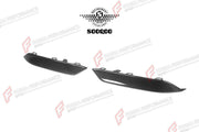 AUTHENTIC SOOQOO DRY CARBON FRONT SPLITTERS for BMW M8 F91 F92 F93 2021+ Forza Performance custom fit buy OEM Style