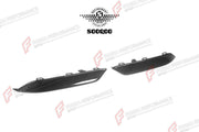 AUTHENTIC SOOQOO DRY CARBON FRONT SPLITTERS for BMW M8 F91 F92 F93 2021+ Forza Performance custom fit buy OEM Style