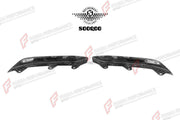 AUTHENTIC SOOQOO DRY CARBON FRONT SPLITTERS for BMW M8 F91 F92 F93 2021+ Forza Performance custom fit buy OEM Style