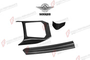 AUTHENTIC SOOQOO DRY CARBON INTERIOR TRIM SET 3 PCS for BMW X3 G45 2025+ Forza Performance custom fit buy OEM Style