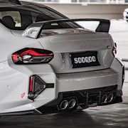 AUTHENTIC SOOQOO DRY CARBON REAR BUMPER TRIMS for BMW M2 G87 2023+

Set includes:

Rear Bumper Trims

Material: Prepreg Carbon

Note: Professional installation is required