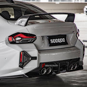 AUTHENTIC SOOQOO DRY CARBON REAR DIFFUSER for BMW M2 G87 2023+

Set includes:

Rear Diffuser

Material: Prepreg Carbon

Note: Professional installation is required