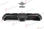 AUTHENTIC SOOQOO DRY CARBON REAR DIFFUSER for BMW M5 F90 LCI 2021 - 2023 Forza Performance custom fit buy CS Style