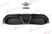 AUTHENTIC SOOQOO DRY CARBON REAR DIFFUSER for BMW M5 F90 LCI 2021 - 2023 Forza Performance custom fit buy CS Style