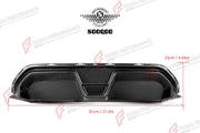 AUTHENTIC SOOQOO DRY CARBON REAR DIFFUSER for BMW M5 F90 LCI 2021 - 2023 Forza Performance custom fit buy CS Style