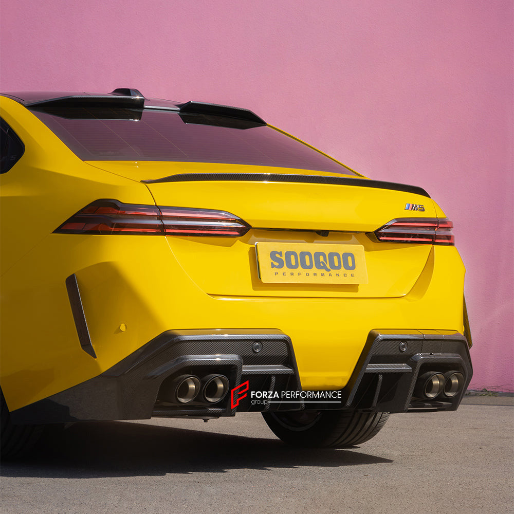 AUTHENTIC SOOQOO DRY CARBON REAR DIFFUSER for BMW M5 G90 G99 2025+

Set includes:

Rear Diffuser

Material: Dry Carbon

NOTE: Professional installation is required

Payment ►
Visa
Mastercard
PayPal with a credit card (add 4.4% at checkout)
Payoneer
Cryptocurrency
Shipment ►
By express DHL/UPS/TNT/FedEx
To the local international airport
Special line by air
Special line by the sea
To Europe and the UK by train

Please let us know which shipping option you prefer.