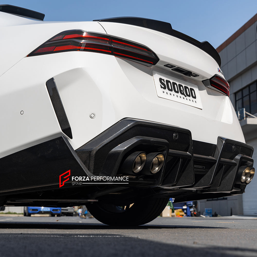 AUTHENTIC SOOQOO DRY CARBON REAR DIFFUSER for BMW M5 G90 G99

Set includes:

Rear Diffuser


Material: Prepreg Carbon

NOTE: Professional installation is required