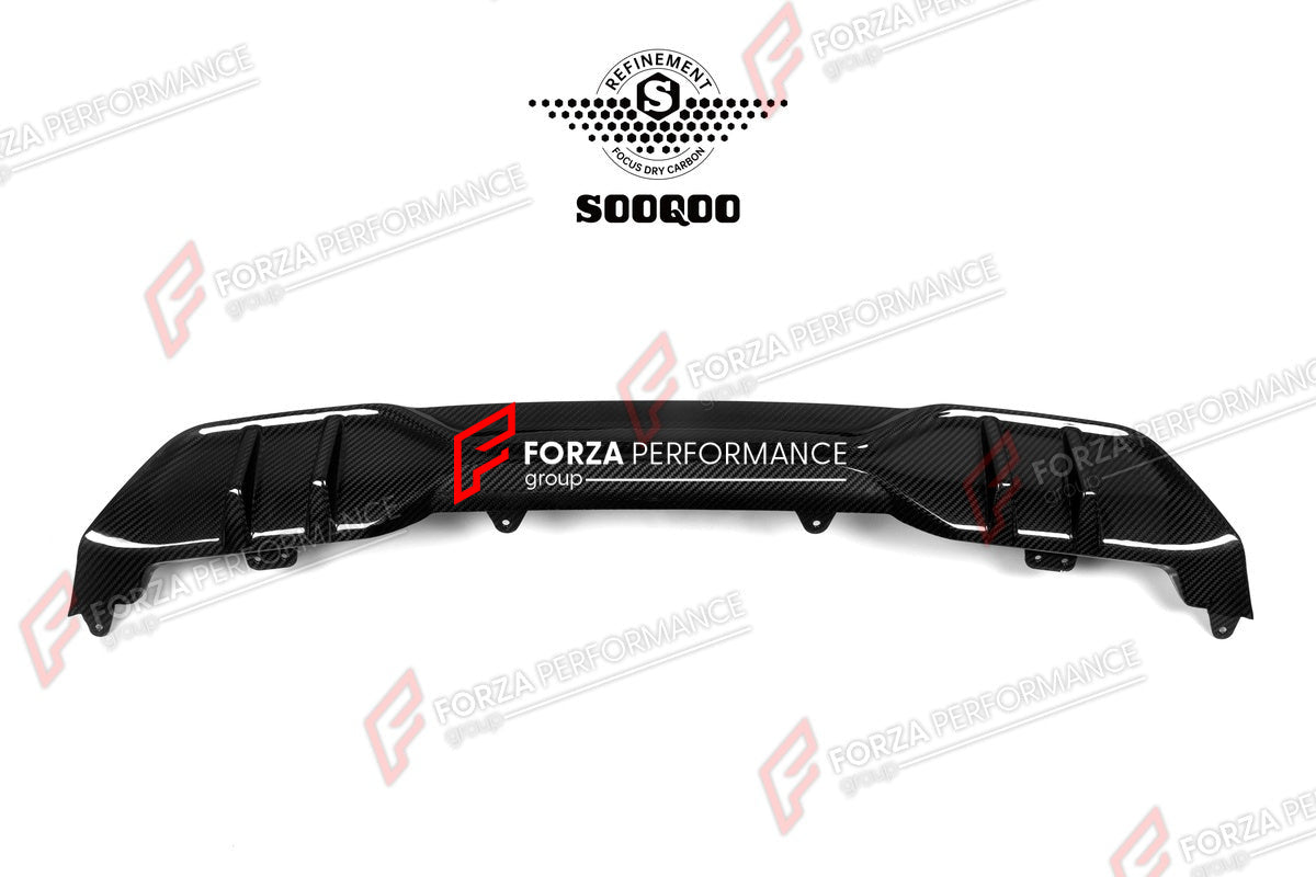 AUTHENTIC SOOQOO DRY CARBON REAR DIFFUSER for BMW X5 G05 PRE-LCI 2019 - 2023 Forza Performance custom fit buy MP Style