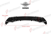 AUTHENTIC SOOQOO DRY CARBON REAR DIFFUSER for BMW X5 G05 PRE-LCI 2019 - 2023 Forza Performance custom fit buy MP Style