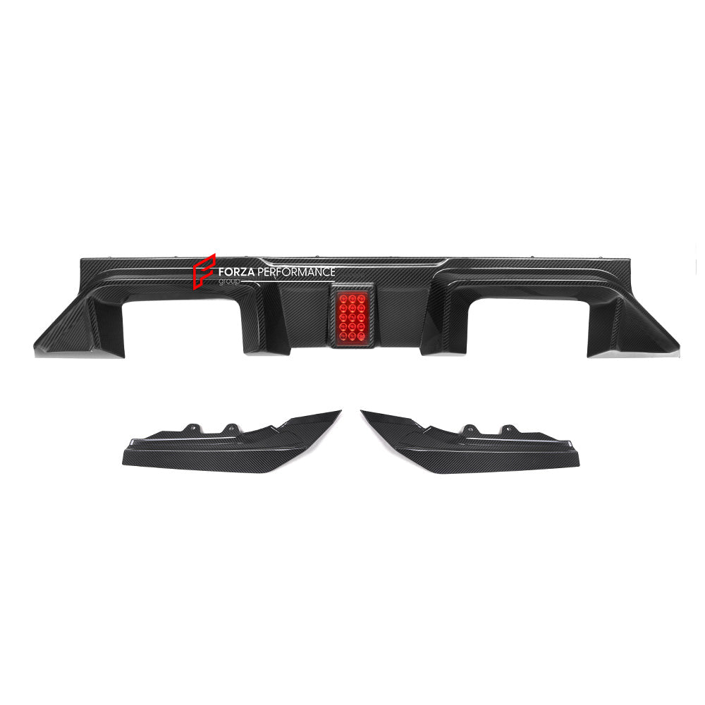 AUTHENTIC SOOQOO DRY CARBON REAR DIFFUSER with BREAK LIGHT for BMW M2 G87 2023+

Set includes:

Rear Diffuser

Material: Prepreg Carbon

Note: Professional installation is required