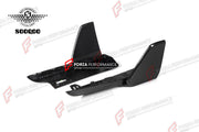 AUTHENTIC SOOQOO DRY CARBON REAR SPLITTERS for BMW X5 G05 PRE-LCI 2019 - 2023 Forza Performance custom fit buy MP Style