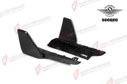 AUTHENTIC SOOQOO DRY CARBON REAR SPLITTERS for BMW X5 G05 PRE-LCI 2019 - 2023 Forza Performance custom fit buy MP Style
