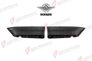 AUTHENTIC SOOQOO DRY CARBON REAR SPLITTERS for BMW X6M F96 PRE-LCI 2020 - 2023 Forza Performance custom fit buy OEM Style